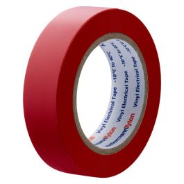 HELLERMANNTYTON Ruban adhésif isolant rouge 15mm x 10m - HEL71000101