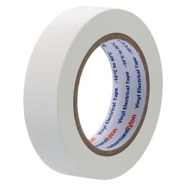 HELLERMANNTYTON Ruban adhésif isolant blanc 15mm x 10m - HEL71000105