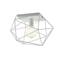 LUCE DESIGN Plafonnier E27 Abraxas 230V 41x30x27cm blanc - I-ABRAXAS-PL1 BCO