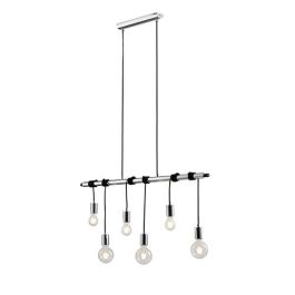LUCE DESIGN Suspension E27 Admiral 230V 120x38x38cm chrome - I-ADMIRAL-S6