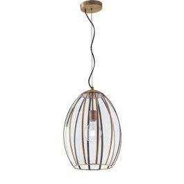LUCE DESIGN Suspension E27 Chester 230V 41,5x30x30cm laiton - I-CHESTER-XL