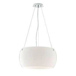 LUCE DESIGN Suspension E27 Equatore 230V 120x40x40cm blanc - I-EQUATORE-S40BCO