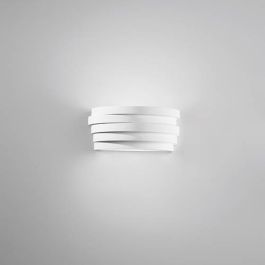 INTEC Applique E27 Flow 230V 13x29x12,8cm en plâtre blanc - I-FLOW-AP29