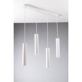 LUCE DESIGN Suspension GU10 Fluke 230V 200x6x6cm blanc - I-FLUKE-S4 BCO