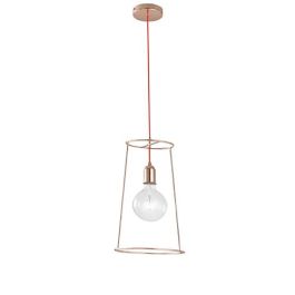 LUCE DESIGN Suspension E27 Frida 230V 125x25x42,5cm or rose - I-FRIDA-S25