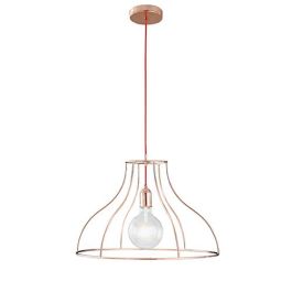 LUCE DESIGN Suspension E27 Frida 230V 120x50x35,5cm or rose - I-FRIDA-S50