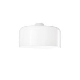 LUCE DESIGN Plafonnier E27 Gibus 230V Ø40x18cm blanc - I-GIBUS-PL40 BCO