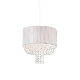LUCE DESIGN Suspension E27 Grahm 230V 40x40x40cm beige - I-GRAHM-S40