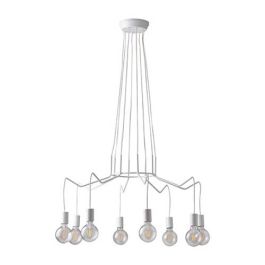LUCE DESIGN Suspension E27 Habitat 230V 120x85x85cm blanc - I-HABITAT-S8 BCO