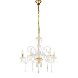 LUCE DESIGN Suspension E14 Monalisa 230V 145x70x70cm or - I-MONALISA-5