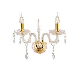 LUCE DESIGN Applique E14 Monalisa 230V 40x34x18cm or - I-MONALISA-AP2