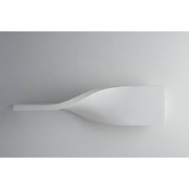 INTEC Applique R7S Piroette 230V 15x15x56cm en plâtre blanc - I-PIROETTE-AP56