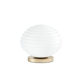 LUCE DESIGN Lampe de table E27 Ripple 230V Ø32x28cm or - I-RIPPLE-L32-ORO