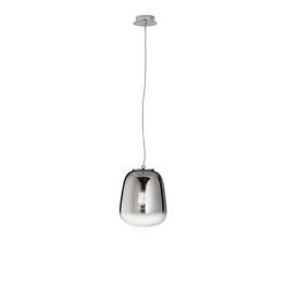 LUCE DESIGN Suspension E27 Smoke 230V 150x19,7x21,3cm gris - I-SMOKE-S18