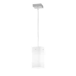 LUCE DESIGN Suspension E27 Square 230V 120x10x23cm blanc - I-SQUARE-S1
