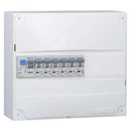 IKEPE Tableau électrique pré-équipé à vis 1 rangée 1ID 63A 6 disjoncteurs