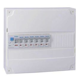 IKEPE Tableau électrique pré-équipé auto 1 rangée 1ID 40A 6 disjoncteurs
