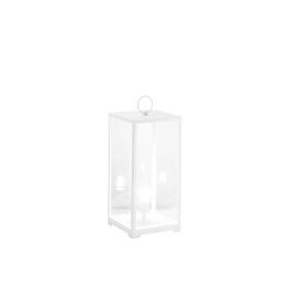 INTEC Lampe à poser extérieure E27 Mirage 230V 53x25x25cm blanc - LANT-MIRAGE-L1-BCO