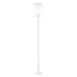 INTEC Lampadaire d'éclairage extérieur E27 Mirage 230V 199,5x17x17cm blanc - LANT-MIRAGE-P200-BCO