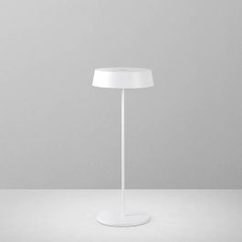 INTEC Lampe de table extérieure LED sur batterie Cocktail 230V 20,2W dimmable 192lm 3000K 29,5x12x12cm IP54 blanc - LED-COCKTAIL-BCO