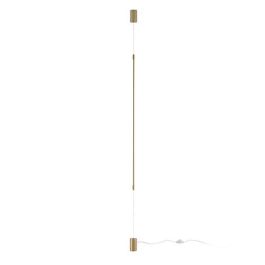 LUCE DESIGN Lampadaire LED Gravity 230V 15W 1728lm CCT 120x6x6cm or - LED-GRAVITY-PT-ORO