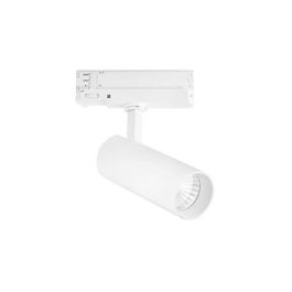 INTEC Projecteur pour rail LED Jet 230V 20W 2100lm CCT Ø6x16cm blanc - LED-JET-W-20