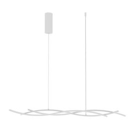 LUCE DESIGN Suspension LED Kinetic 230V 40W 5100lm CCT 105x117,2x6cm blanc - LED-KINETIC-S-BCO