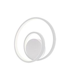 LUCE DESIGN Applique LED Lieve 230V 15W 2720lm CCT Ø30x30cm blanc - LED-LIEVE-AP-BCO