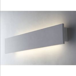 INTEC Applique LED Ortisei 230V 18W 2200lm CCT 8x60x4cm en plâtre blanc - LED-ORTISEI-AP60