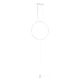 LUCE DESIGN Lampadaire LED Portal 230V 20W 2400lm CCT Ø50x50cm blanc - LED-PORTAL-PT-BCO