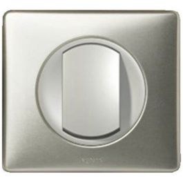LEGRAND Céliane Bouton poussoir anodisé titane complet