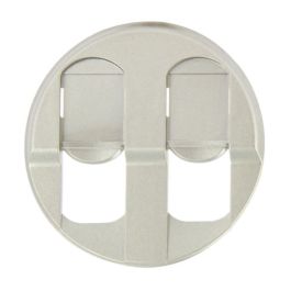 LEGRAND Céliane Enjoliveur prise RJ45 double titane - 068552