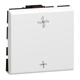 LEGRAND Mosaic Interrupteur commande VMC blanc - 077027L