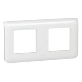 LEGRAND Mosaic Plaque double horizontale Blanc - 078804
