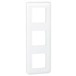 LEGRAND Mosaic Plaque triple verticale Blanc - 078823