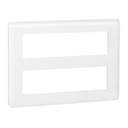 LEGRAND Mosaic Plaque horizontale 2x8 modules blanc - 078837L