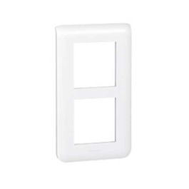 LEGRAND Mosaic Plaque double verticale Blanc E57 - 078854