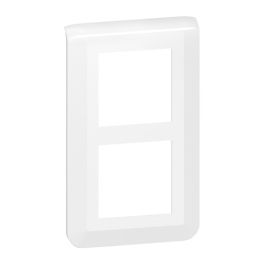 LEGRAND Mosaic Plaque double verticale blanc E57 - 078854L