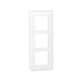 LEGRAND Mosaic Plaque triple verticale Blanc E57 - 078856