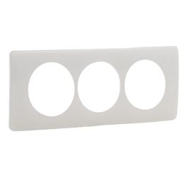 LEGRAND Céliane Plaque triple blanc emaillé E57 - CP0007