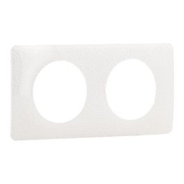 LEGRAND Céliane Plaque double blanc relief - CP0602