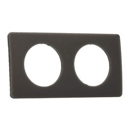 LEGRAND Céliane Plaque double gris cendré - CP1002