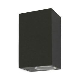 MIIDEX Applique extérieure ALTESSE bidirectionnelle rectangulaire IP44 230V GU10 anthracite - 70031