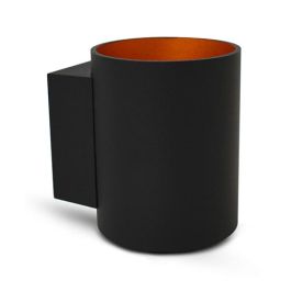 MIIDEX Applique intérieure cylindrique HOYA 230V G9 noir et doré - 700390
