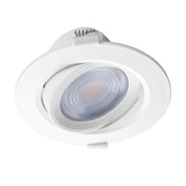 MIIDEX Spot LED encastrable CARAT orientable 230V 10W 800lm 4000K 120mm blanc - 763620