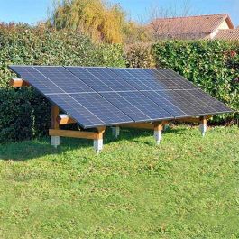 MODULAND Structure au sol pour panneau solaire CSR+ bois