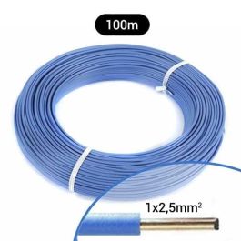 Fil électrique rigide H07VU 2.5² bleu - Couronne de 100m