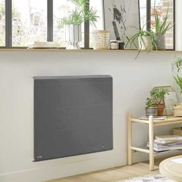 NOIROT Radiasoft Radiateur connecté à inertie double technologie horizontal gris 1500W - DCN3445SKHS