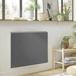 NOIROT Radiasoft Radiateur connecté à inertie double technologie horizontal gris 2000W - DCN3447SKHS