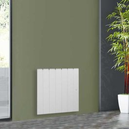 NOIROT Fontea Radiateur connecté à inertie fonte horizontal blanc 1000W - DCN3483SEEC